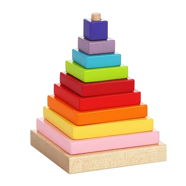 Piramide 10 piezas de Cubika Toys c - 1