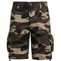 Shorts Tácticos Para Hombre Camuflaje Joggers Casual Deportivo Medio Pantalón Bolsillos Algodón Transpirable Cargo Shorts - details 17