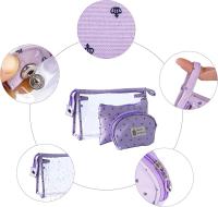 Bolsas de Cosméticos Mujer Bolsa de Maquillaje Transparente para Viajes, 3PCS Estuche Organizador - details 2