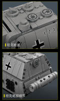 Bloques De Construcción Para Niños Modelo De Tanque Panzerkampfwagen VIII Maus De La Segunda Guerra Mundial WW2 Juguetes Educativos Para Adolescentes Y Adultos - details 12