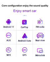 Reproductor Multimedia Android 13 Para Coche Con Wireless Carplay Android Auto Cámara Trasera Sistema Inteligente Accesorio De Coche Universal 7/9/10 Pulgadas RAM 2G ROM 32G USB2.0 - details 2