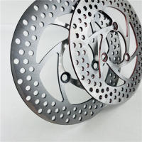 Disco De Freno Universal De Acero Inoxidable 220mm Con 3 Agujeros Espaciado De Agujeros 70mm Para Motocicleta Scooter Bicicleta De Tierra ATV - details 3