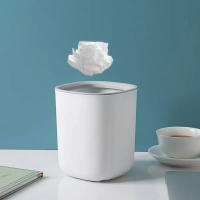 Bandeja De Papel Plástico Para Escritorio Mini Basura Ecológica Multifuncional Para Oficina Y Hogar Bin De Basura Para Sala De Estar - details 2