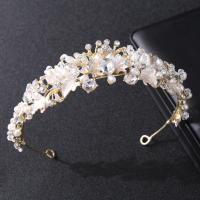 Diadema De Crystals Y Perlas Plateadas Para Mujer Tiara De Novia Con Flor Y Rhinestone Accesorios De Cabello Para Fiesta Y Boda Joyería Adulto - details 4
