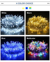 Luces LED De Navidad 220V EU Plug 10/20/50M Decoración De Guirnalda Exterior Para Hogar Boda Fiesta Holiday Luz Fairy - details 2
