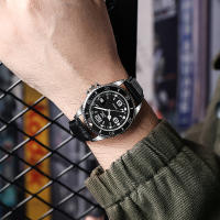 Reloj De Cuero Para Hombre 2022 Moda Nueva Calendario Resistente Al Agua Reloj De Pulsera De Lujo Con Correa De Cuero Malla De Acero Inoxidable - details 3