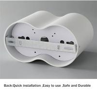 Lámpara De Techo Redonda LED Surface Mounted GU10 Doble Cabeza Para Decoración Del Hogar Spot Light Rotable a 30 Grados Material Aluminio - details 7