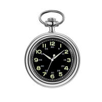 Reloj De Bolsillo Mecánico Clásico Retro Luminoso Para Hombres Y Mujeres Con Marcadores Arábigos Dobles Y Placa Planastra - details 10