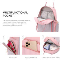 Moda Momia Bolsa de gran capacidad madre y el bebé Bolsa multifuncional de mano impermeable pañal Bolsa Hambros mochilas - details 2
