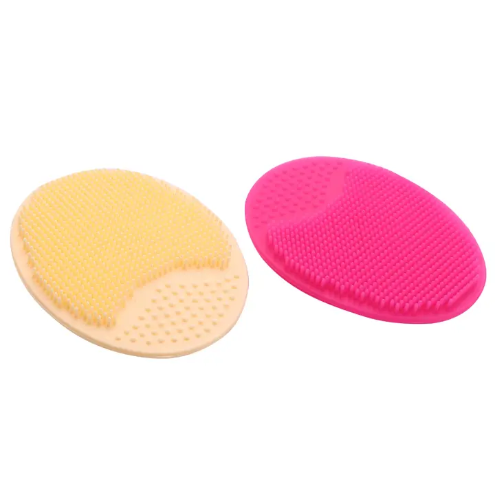 Almohadilla de Limpieza Facial de Silicona de Spa 2 Piezas Herramienta de Limpieza para el Rostro Almohadilla de Exfoliación para la Piel - 1