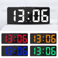 Reloj De Alarma Digital Con Control De Voz Temperatura Modo Nocturno Anti-Disturbios LED Reloj De Mesa Para El Hogar - details 0