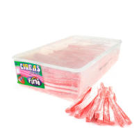 Fini Caramelos de Goma Líneas de Fresa Blanditas con Azúcar Glass 200 Unds - details 0