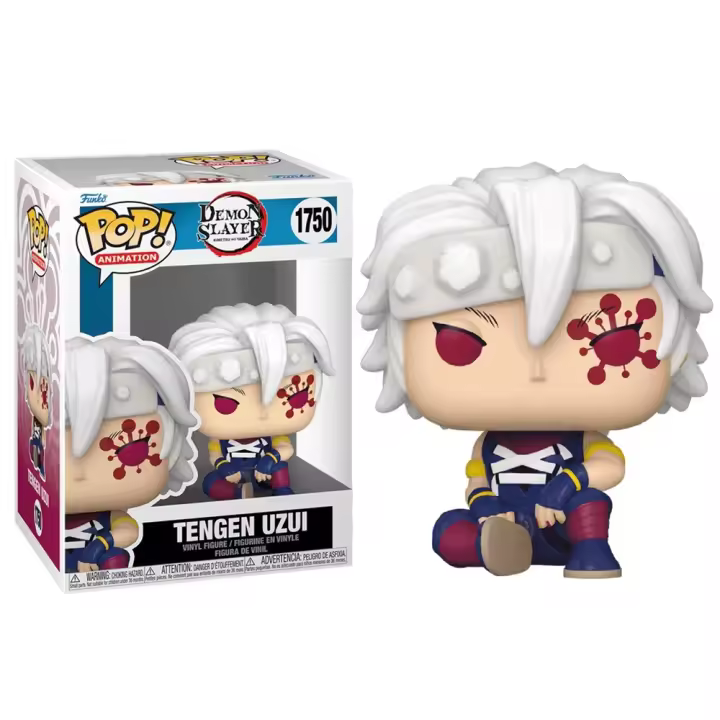 FUNKO POP! DEMON SLAYER – TENGEN UZUI SENTADO, 80335, Nº1750, PRODUCTO CON LICENCIA OFICIAL - 1