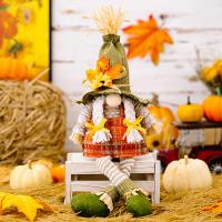 Adornos De Peluche De Gnome Y Calabaza Para Decoración De Navidad Y Agradecimiento Otoño Tamaño Único Decoraciones Swedes Nisse Elf Dwarf - details 11