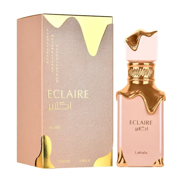Lattafa Eclaire Eau de Parfum para Mujer 100 Ml - Fragancia Floral Frutal Gourmand - 1