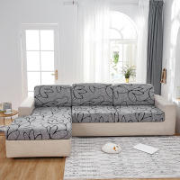 DUDUME Funda elástica para cojín de asiento, Protector de sofá para sala de estar, lavable y extraíble, 1 unidad - details 2