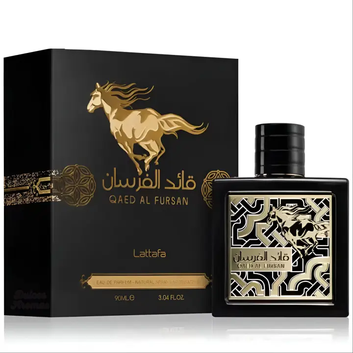 Qaed al Fursan de Lattafa Perfume árabe Elegante Afrutado Eau de parfum Larga duración - 90ml - 1