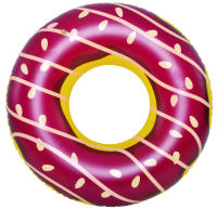 Hinchable gigante Donut flotador (37353) para playa y piscina+REGALO Pelota Hinchable Playa Multicolor. Dos colores posibles +12 años - details 1