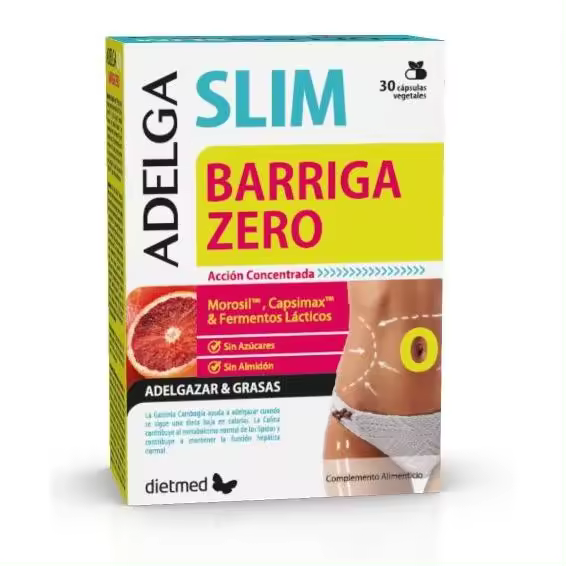 ADELGASLIM BARRIGA ZERO  30 cáps. Dietmed - 1