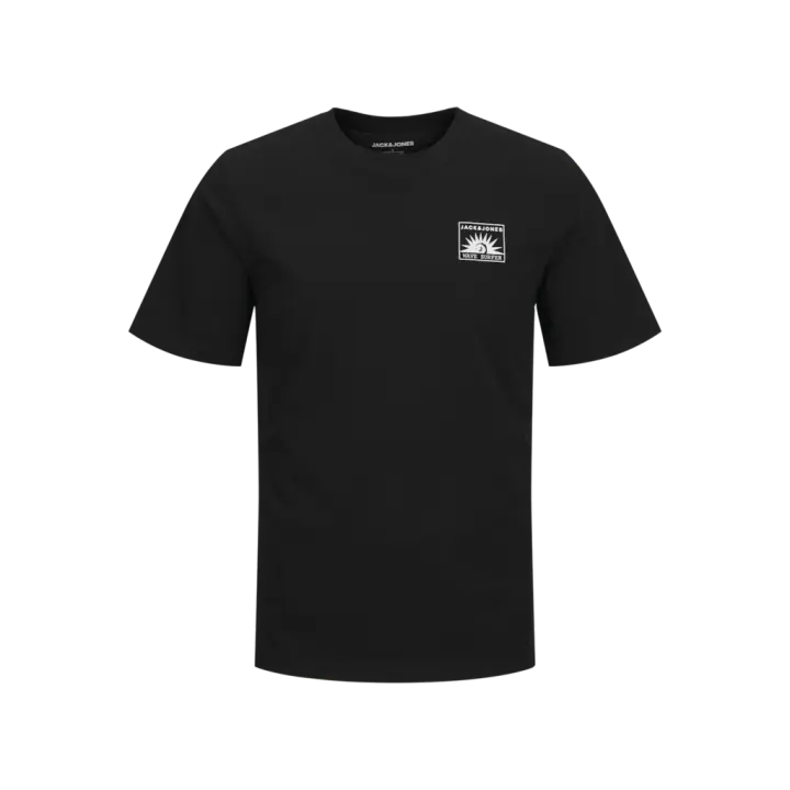 Jack & Jones One Color Summer Camiseta Color Negro - Combinable, Elástica Y Suave - 1