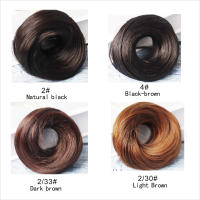 H&STAR Pieza De Pelo Sintético Para Peinado En Nudo Desordenado Extensiones De Chignon Recto Mini Elástico Donut Accesorio De Peluca - details 1