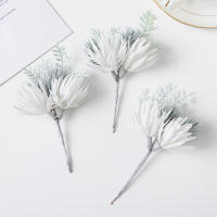 Artesanales Flores Artificiales Para Decoración De Hogar Boda Navidad Guirnalda Accesorios De Novia Descuento Scrapbooking Fondo De Pared Plantas Falsas - details 1