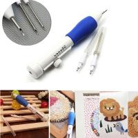 Kit De Punción De Bordado Con Herramientas De Tejido Y Costura DIY Herramienta De Punzón De Bordado Y Lápiz Mágico Para Adultos Material Plástico Con Metal - details 1