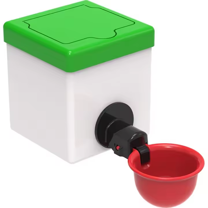 Bebedero basculante con depósito para aves 0,5 litros  diámetro 50 mm - 1