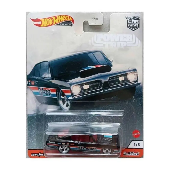 Hot Wheels Premium Power Trip Serie Plymouth Barracuda Hemi 1/5 - 1