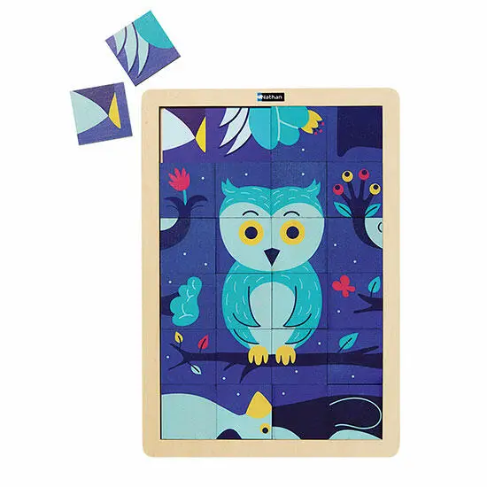 Puzzle mágico el Búho y el Pingüino | Nathan 372041 - 1