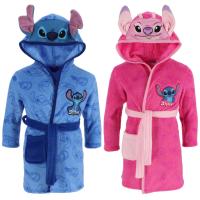 Bata Polar con Cinturón para Niña y Niño, 2 Modelos STITCH - ¡Mantén a tus peques abrigados y a la moda con esta bata polar! - details 0