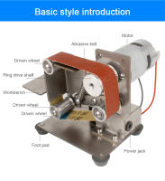 Mini Sándwich Eléctrico 110V/220V Polísmica Multifuncional Para Pulir Y Amolar Cuchillas Con 10PCS De Cinta Para Fijar Borde Fino Para DIY En El Hogar - details 12