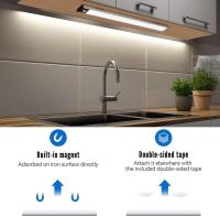 Luz LED 4 modos, 1 paquete Luz de pared con sensor de movimiento Luz LED recargable Brillo regulable - details 2