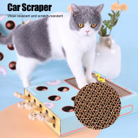 Juguete Interactivo Para Gatos Caixa Juego De Laberinto Educativo Con Ratoncillos Divertido Y Desafiante Con Rascador 3 En 1 - details 0