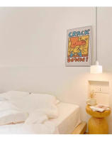 Colgante De Vidrio Moderno Nórdico Para Dormitorio Y Barra De Restaurante Luz Pendente Simples Atmosfera E27 Soporte De Montaje - details 7
