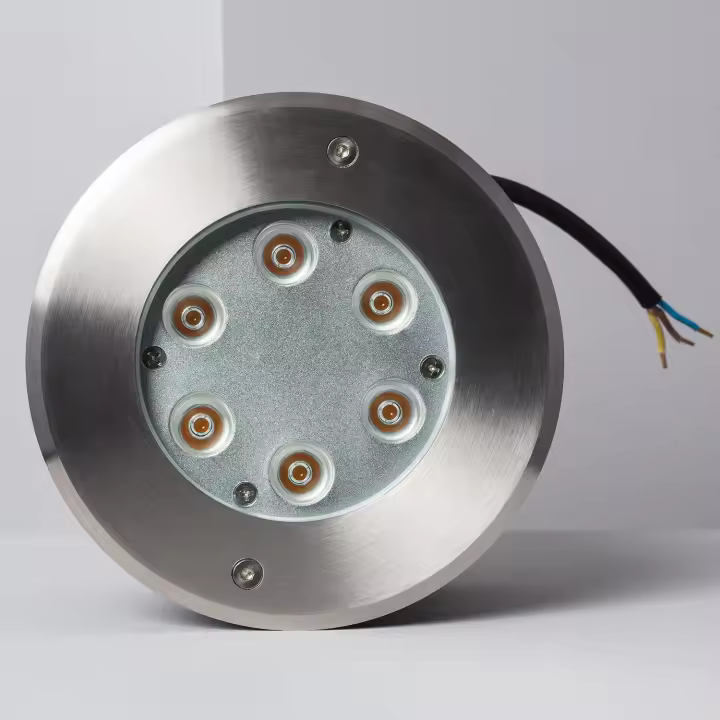 Ledkia Foco Exterior LED 7W Empotrable Suelo Inox 3000K Blanco Cálido - 1