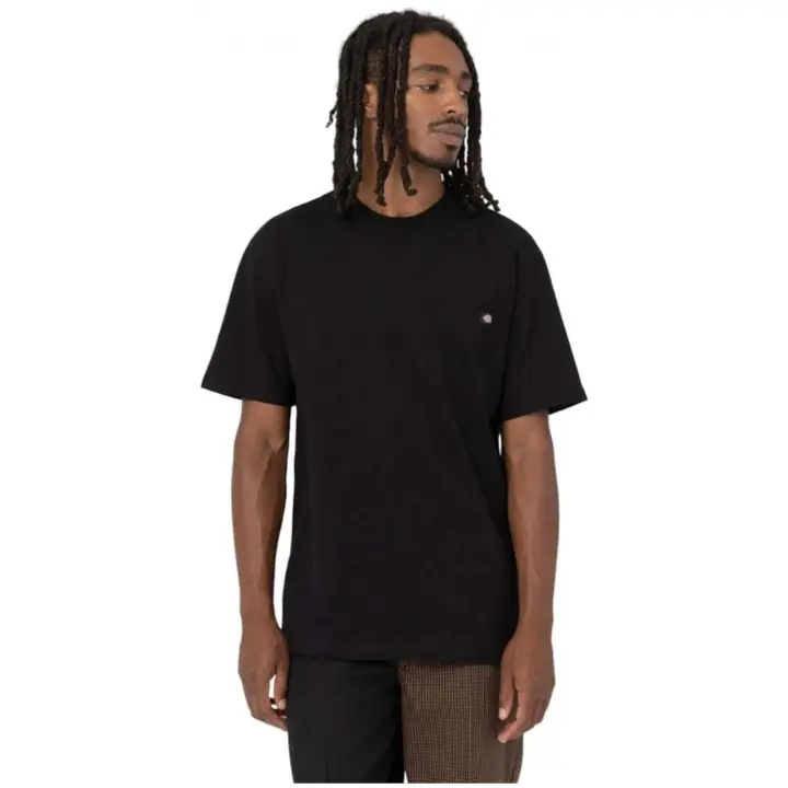 Camiseta de Manga Corta Dickies Luray Pocket Tee para hombre en color negro - 1