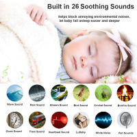 Máquina De Sueño Para Bebés Con Ruido Blanco 26 Sonidos Aliviadores Timer De 15/30/60/90 Minutos Luz De Noche Integrada Para Ayudar a Dormir - details 1