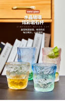 Taza De Café Con Patrón De Glaciar Vaso De Vidrio Para El Hogar Vaso De Agua Vaso De Jugo Vaso De Cerveza De Verano De Alta Calidad - details 0