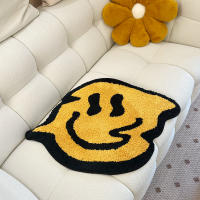 Alfombra Trippy Sonriente LAKEA 100% Hecha a Mano Absorbente Y Antideslizante Para Dormitorio Cocina Baño Y Toilette - details 5