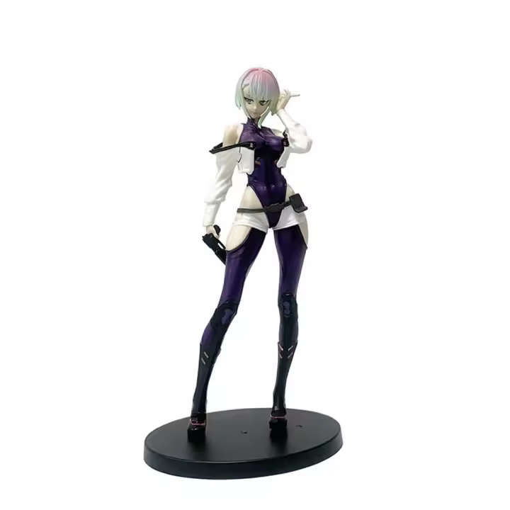 Figura De Acción Cyberpunk Edgerunners 22cm Super Hacker Edge Walker Lucy Colección Modelo Muñeca Juguetes Para Adolescentes Y Adultos - 1