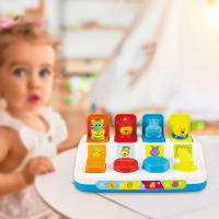 Juego De Escondite Con Animales Lindos Para Desarrollar Habilidades De Mano-ojo Y Coordinación Motoras Juguete Interactivo Sin Batería Necesaria Para Niños - details 2