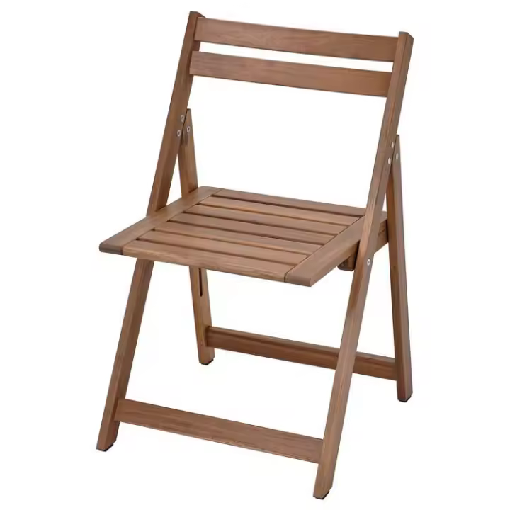Silla jardín plegable Nämmarö ikea, tinte marrón claro - 1