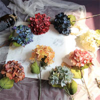 Ramo De Flores Artificiales De Algodón Para Boda Decoración De Vaso De Hydrangea De Otoño Para Hogar Navidad Decoración De Casamiento - details 3