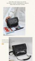 Bolso De Hombro Versátil Y Moderno Para Mujer Estilo Ligero Y Lujo Con Cadena Lingge Bolso De Bandolera Baguette Material De Poliéster - details 11