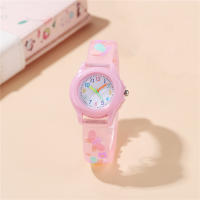 Reloj Para Niñas Con Patrón 3D De Mariposa Moda Casual Estudio Diario Regalo Estudiante Regular Resistente Al Agua - details 2