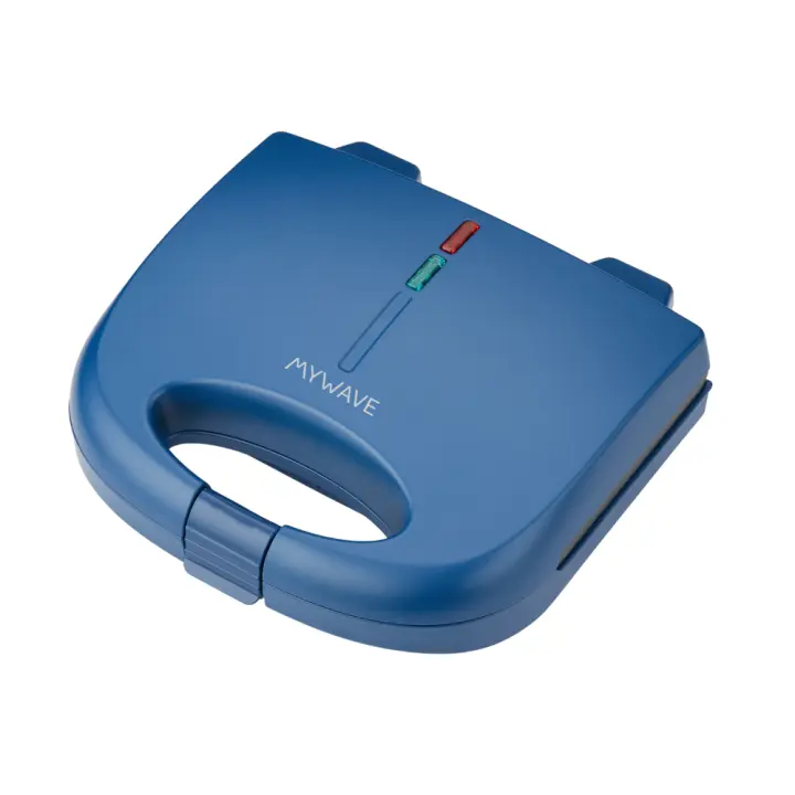 MyWave MWGRI-750B Sandwichera Básica Azul con Placas Fijas de Grill - 1