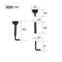 Soporte De Barba De Violín De Alta Calidad Accesorios Para Instrumentos De Cordas Tornillos Para Violín 3/4 4/4 Herramientas Musicales Partes - details 3