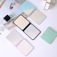 Espejo Portátil De Plástico Plegable Para Maquillaje Pequeño Y Compacto Herramientas De Cosméticos Para Viajes - details 1