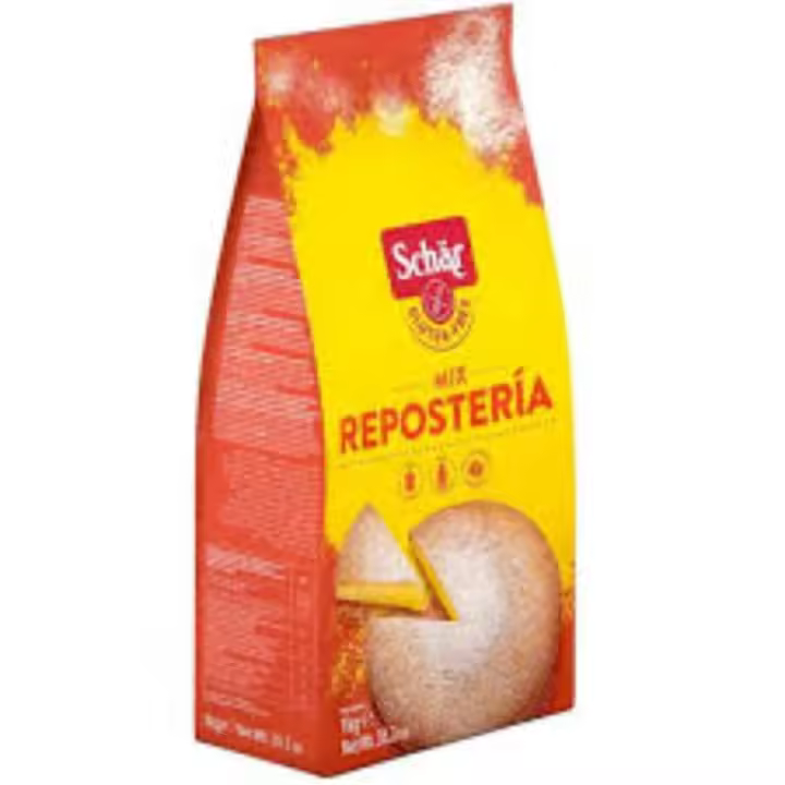 DR. SCHAR - Harina Mix C Repostería 1 kg, Mezcla de Harinas, para Bizcochos, Galletas, Magdalenas y Tartas, Calidad Profesional, sin Gluten, sin Lactosa y sin Azúcares Añadidos, Producto Vegano - 1